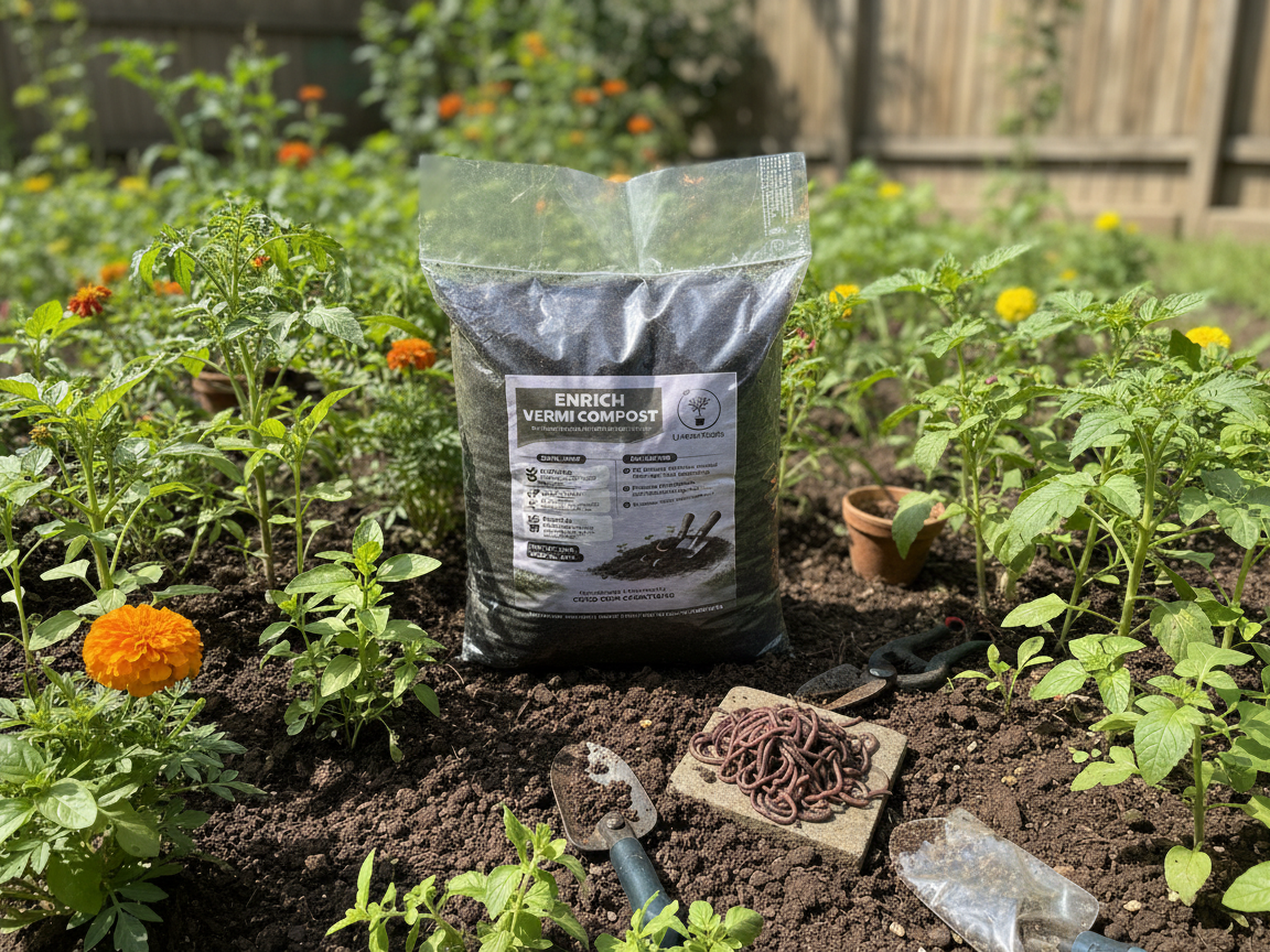 UrbanRoots Vermi Compost Cow Manure