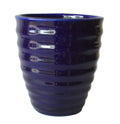 UrbanRoots Ripple Ceramic Pot (5.5 inch) (Dark Blue)