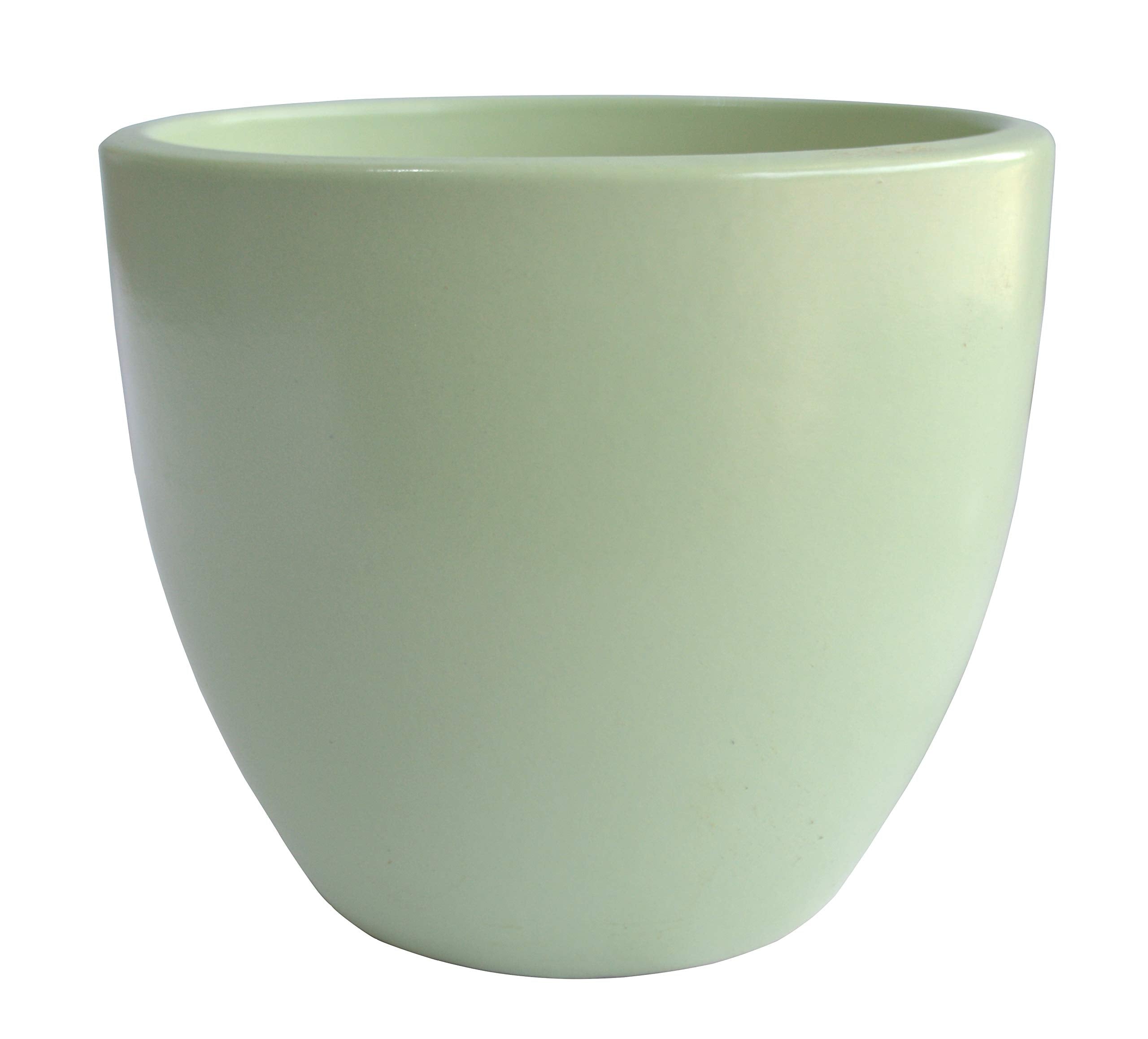 UrbanRoots Egg Ceramic Pot (5 inch) (Pista Green)