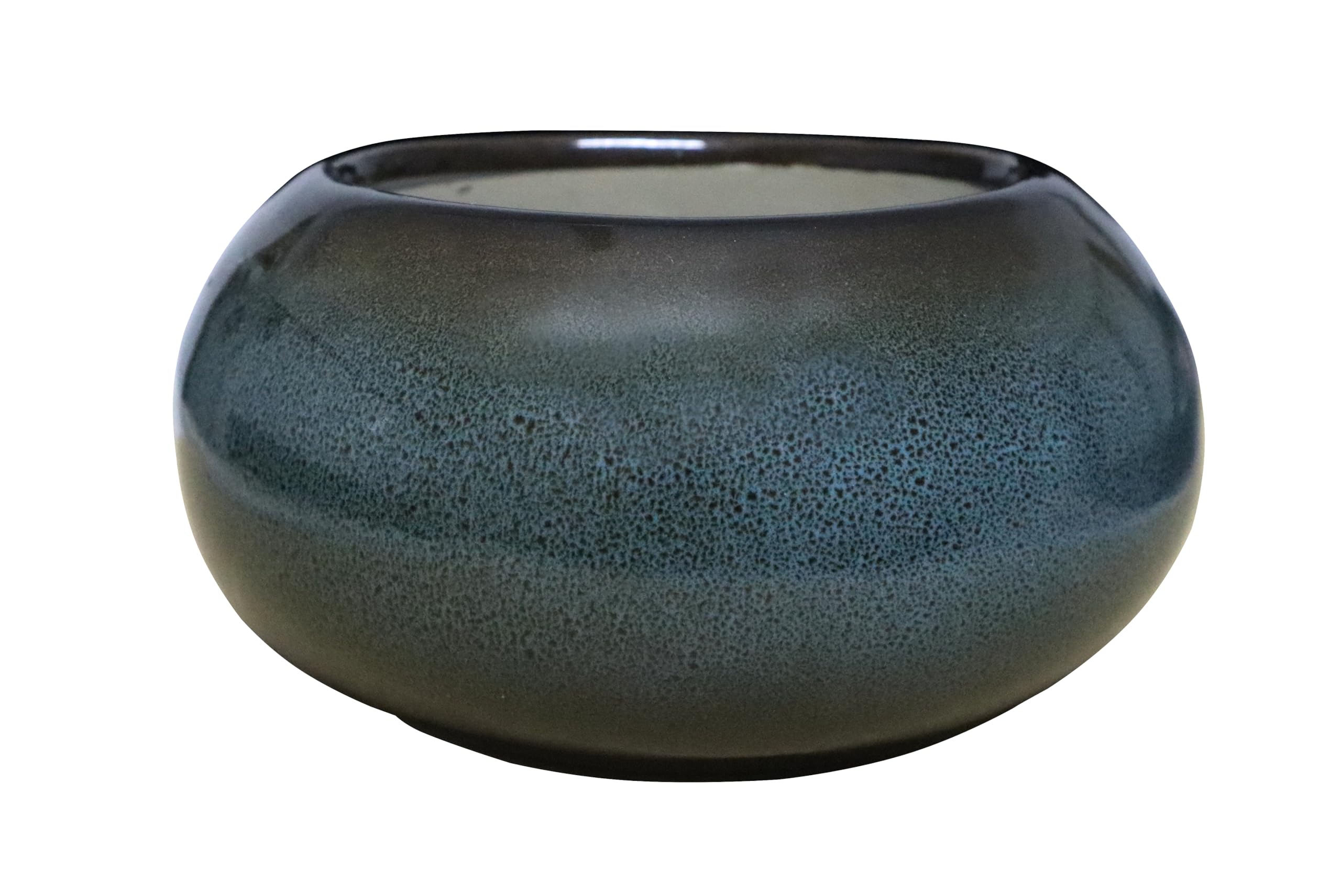 UrbanRoots Bonsai Ceramic Tray Pot (Prussian Blue)