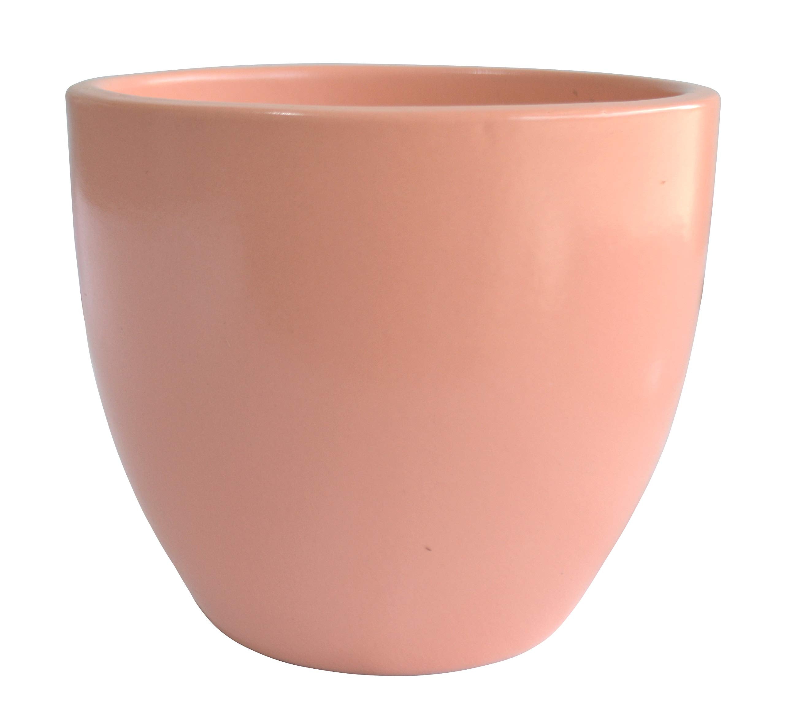 UrbanRoots Egg Ceramic Pot (5 inch) (Peach)