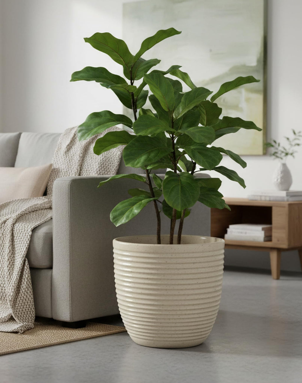 UrbanRoots Linea Ceramic Pot (Large)