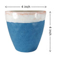 UrbanRoots Diamond Texture Ceramic Pot (4 inch) (Combo 2)