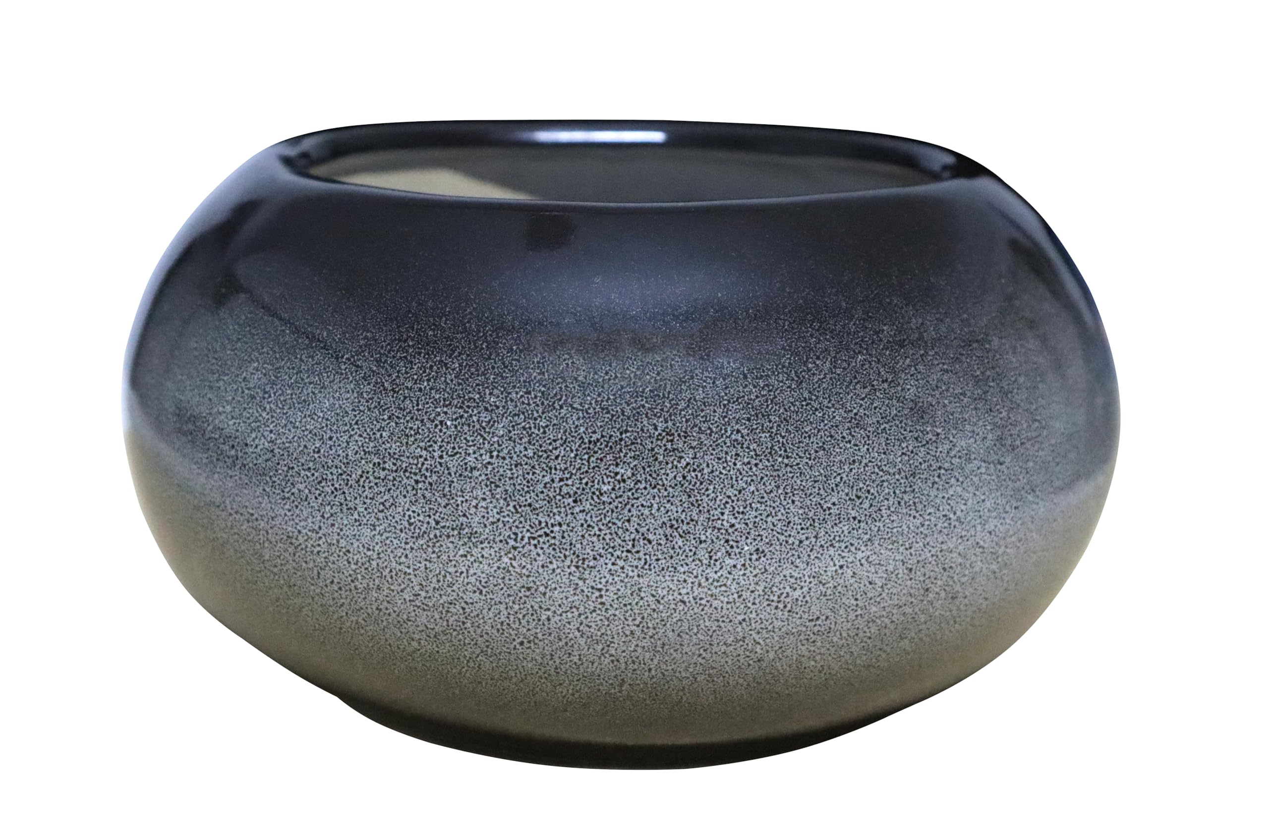 UrbanRoots Bonsai Ceramic Tray Pot (Space Grey)