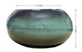 UrbanRoots Bonsai Ceramic Tray Pot (Avocado Green)