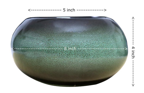 UrbanRoots Bonsai Ceramic Tray Pot (Avocado Green)