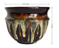 UrbanRoots Rustic Ceramic Planter (Brown) (Large)